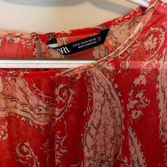 Zara Printed Short Dress, size M - Picture 5 of 5